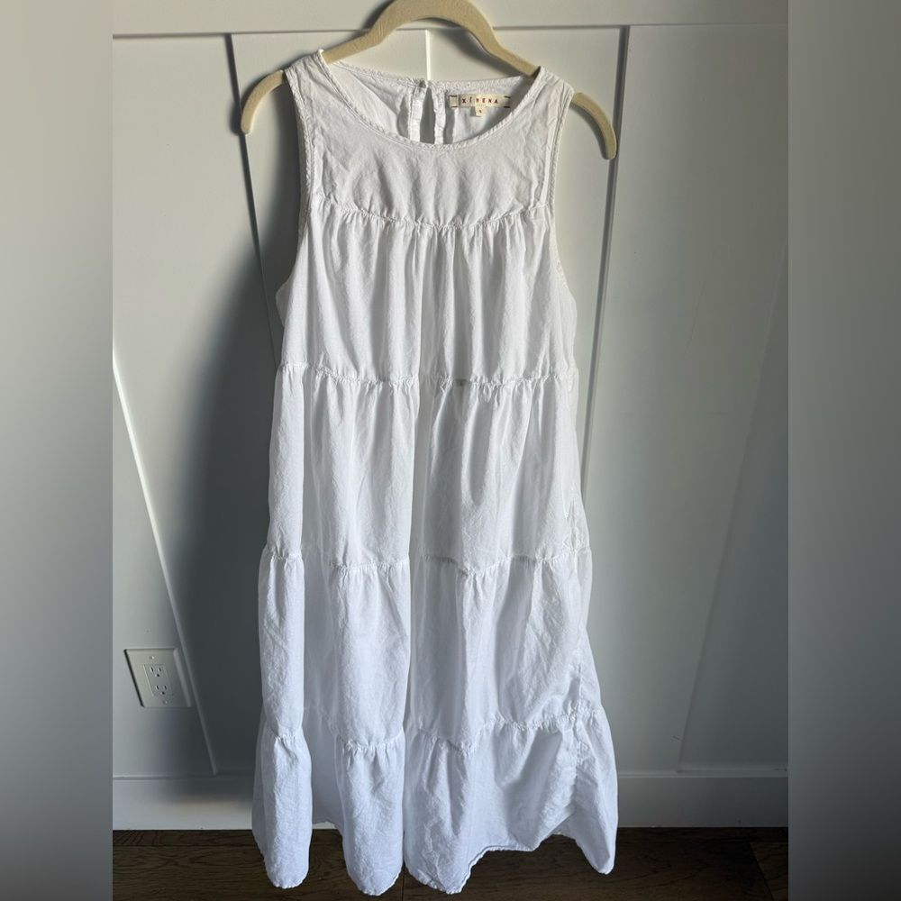 Xirena White Cotton Eva Dress - Picture 2 of 10